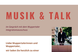 Plakat Einladung Musik & Talk