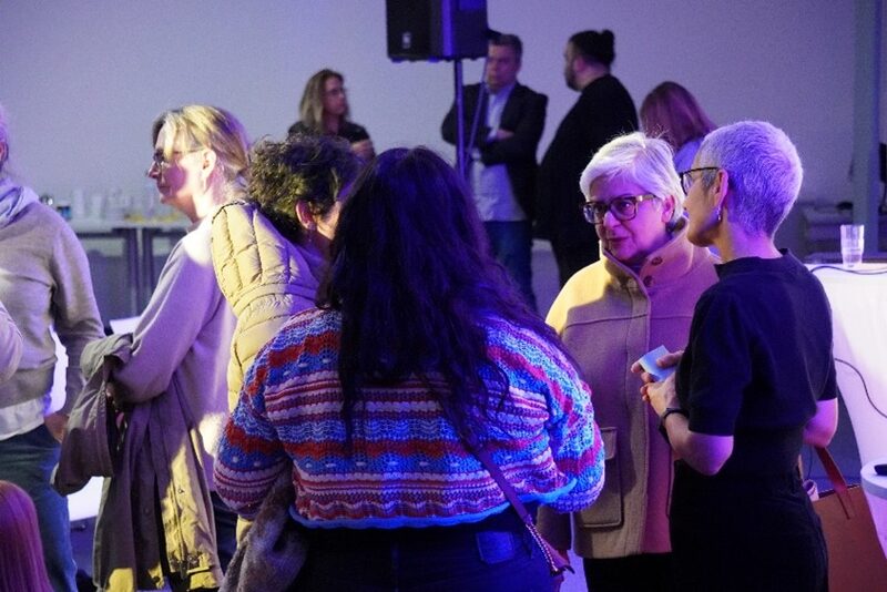 Austausch Gespräche nach dem Ende des Vortrags