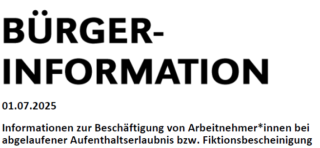 Bügerinformation